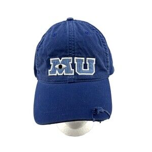Disney Parks Pixar Monsters University MU Stitched Blue Baseball Hat Cap Adult